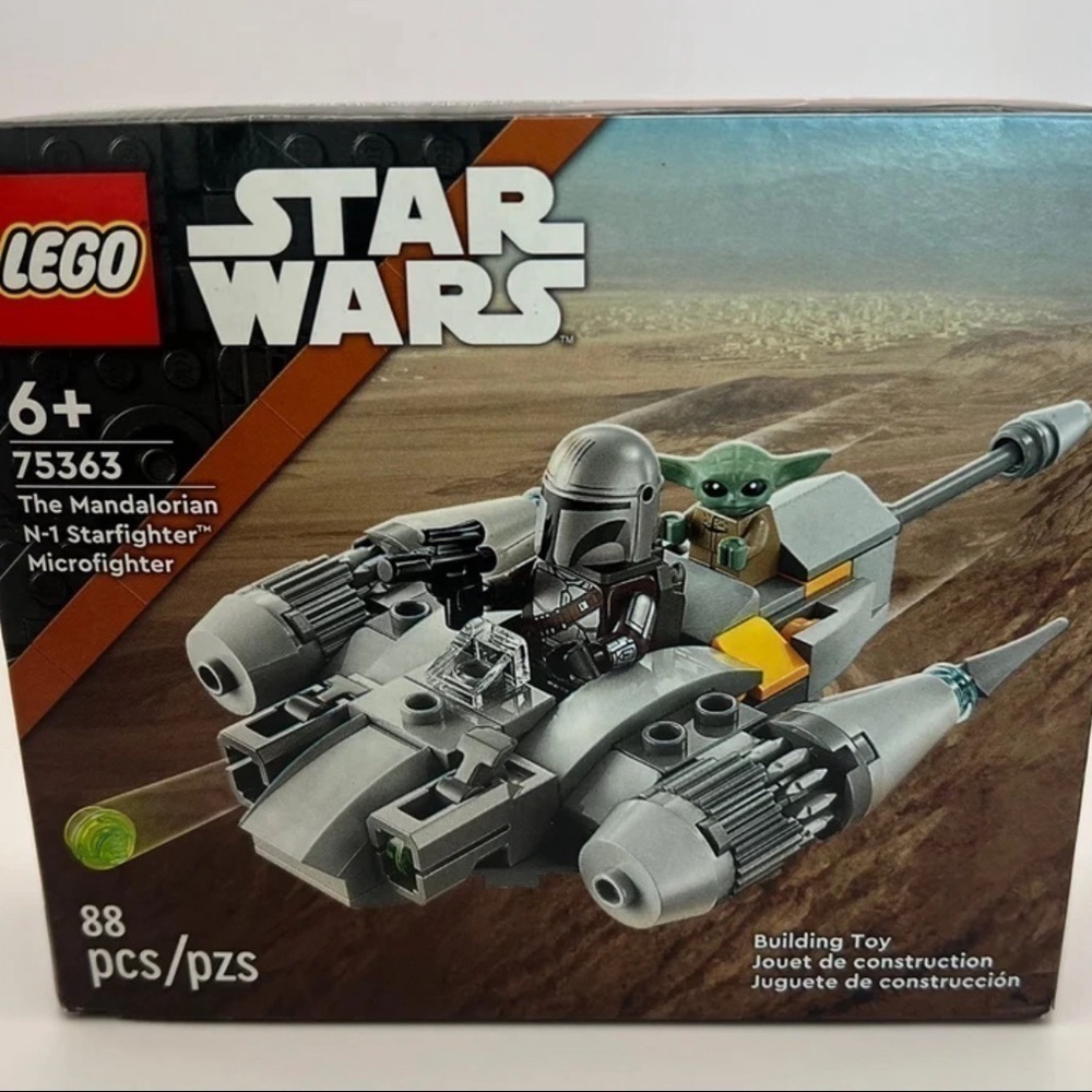 RETIRED LEGO Star Wars N-1 Starfighter Microfighter 75363 w Mandalorian Minifig